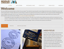 Tablet Screenshot of modarchitect.net